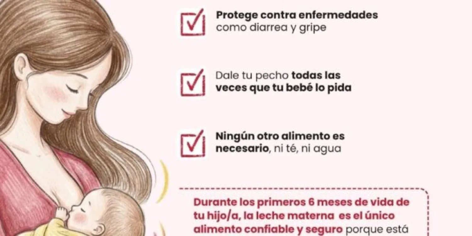 Semana Nacional de la Lactancia Materna 2026: un inicio sostenible para toda la vida